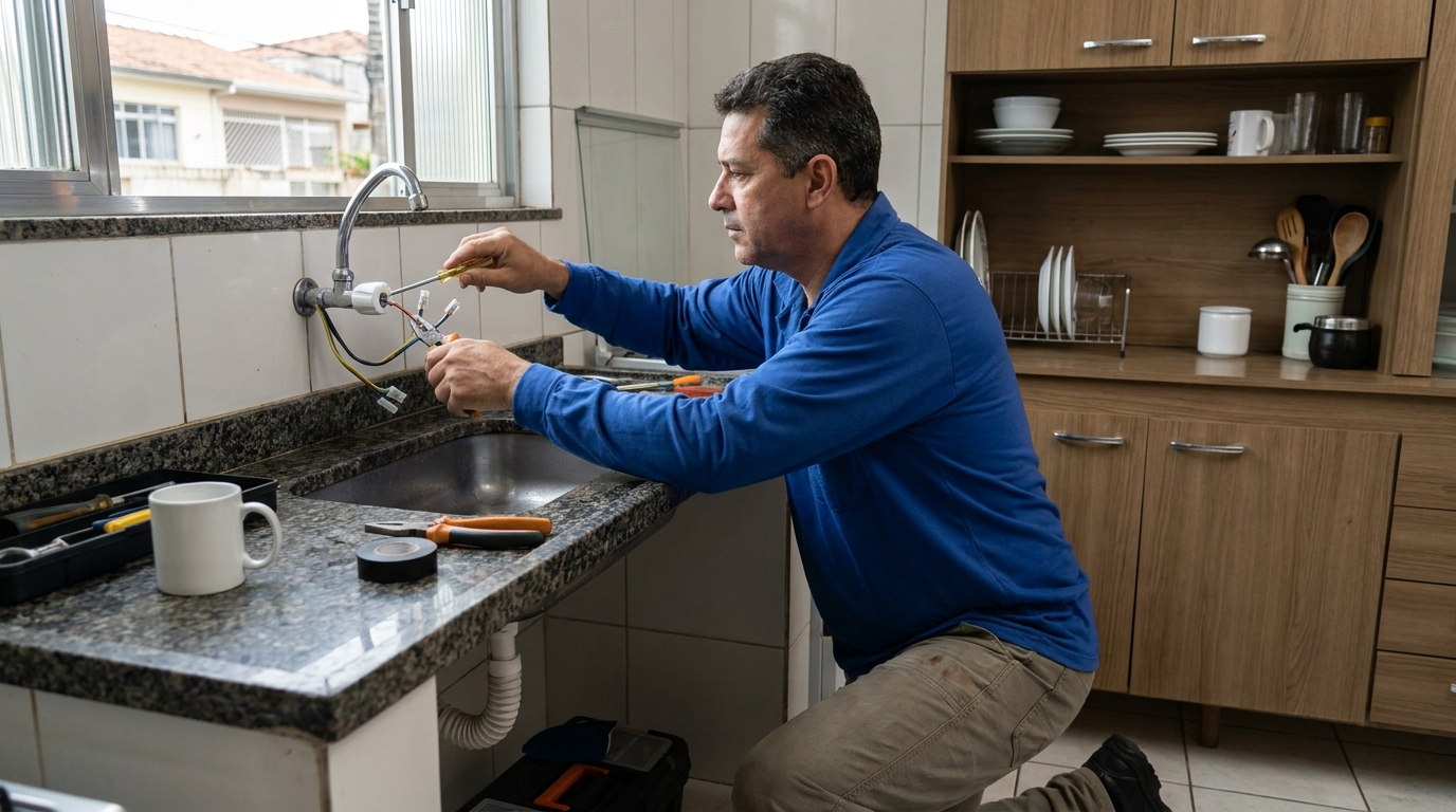 Reparo em Torneira Elétrica em Marília‑SP